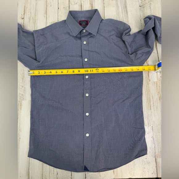 UNTUCKit Shirt Mens Small Grey Performance Stretch Dress Button Up - Picture 5 of 13